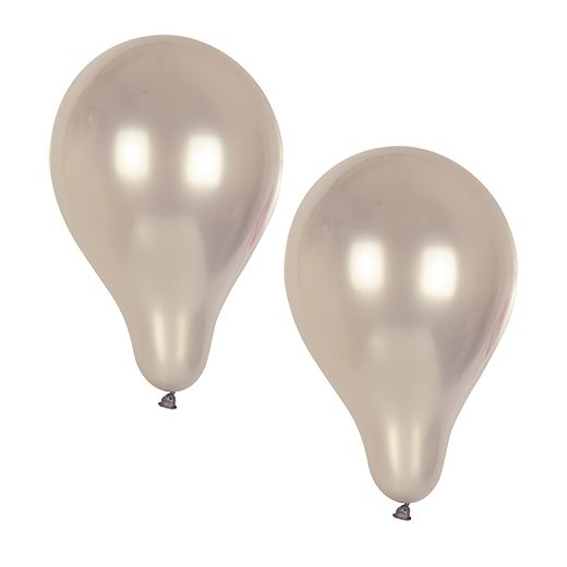 Luftballons, silber Ø 25 cm 1