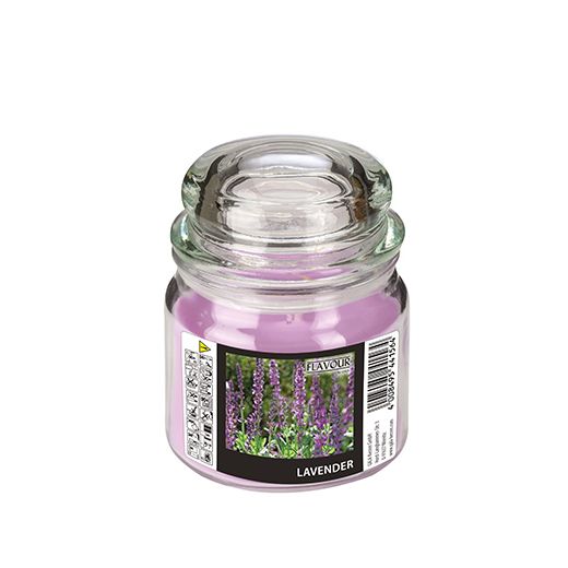 Maxi-Duftkerzen im Glas, Lavendel, Ø 90 mm · 120 mm, "Flavour" 1