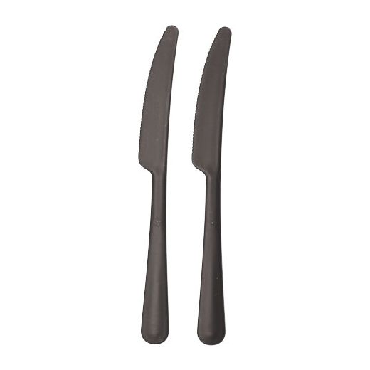 Messer (Mehrweg), PP 19,7 cm schwarz, extra stabil, in Spenderbox 1