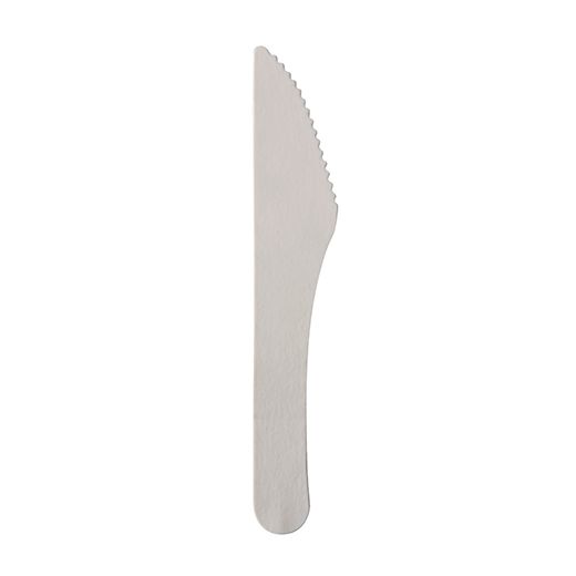 Messer aus Papier "pure" 15,8 cm weiss 1