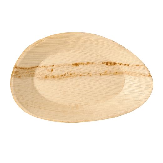 Palmblatt Teller oval "pure" 26 x 17 cm 1