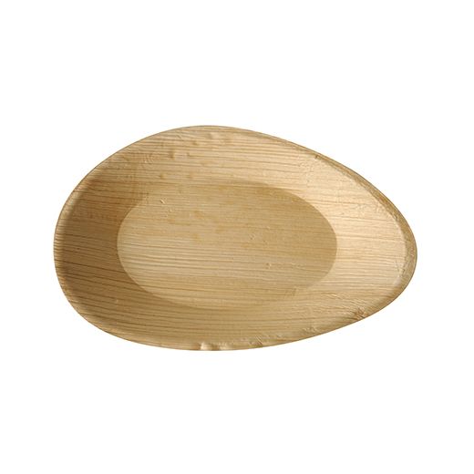 Palmblatt Teller "pure" oval 26 x 17 cm  1