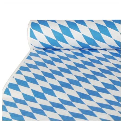 Papiertischdecke 10 x 1 m "Bayrisch Blau" 1