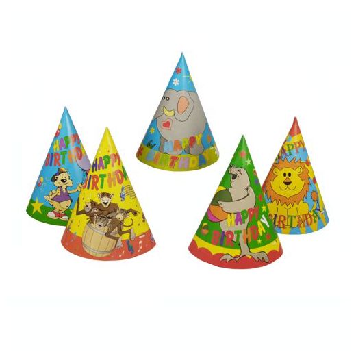 Partyhüte "Happy Birthday" 1