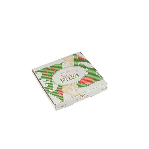 Pizzakartons, Cellulose "pure" eckig 20 x 20 x 3 cm 1