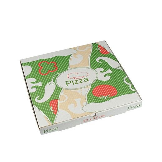 Pizzakartons, Cellulose "pure" eckig 33 x 33 x 3 cm 1