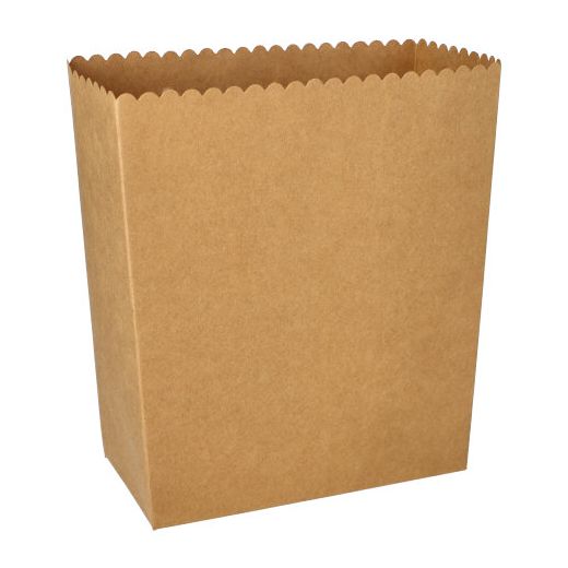 Popcorn-Boxen aus Pappe "pure" eckig 19,2 x 15,8 x 8 cm, groß 1