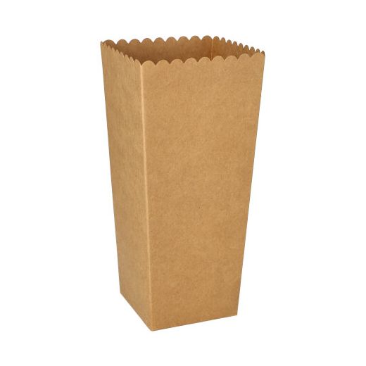 Popcorn-Boxen aus Pappe "pure" eckig 19,7 x 7 x 7 cm, klein 1
