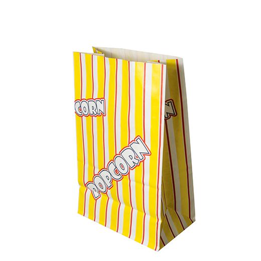 Popcorn Tüten, Papier & Pergamentersatz 2,5 l, 22 x 14 x 8 cm, fettdicht 1