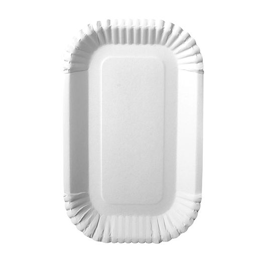 Pappschalen eckig "pure" 15 x 23 x 2 cm weiss 1