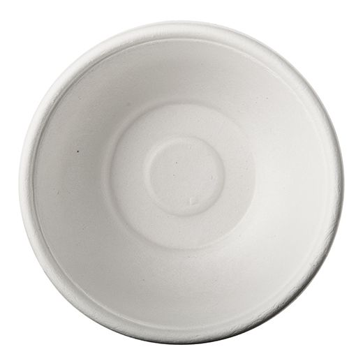 Zuckerrohr Schalen "pure", 200 ml Ø 11,2 cm weiss 1