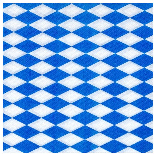 Motiv-Servietten, "Bayrisch Blau" 1-lagig 1/4-Falz 33 x 33 cm 1
