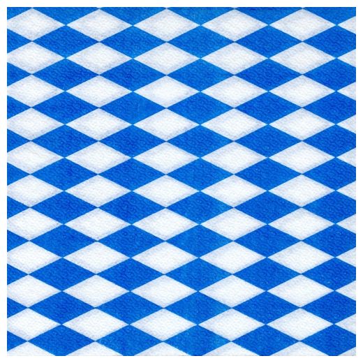 Motiv-Servietten, "Bayrisch Blau" 1-lagig 1/4-Falz 33 x 33 cm 1