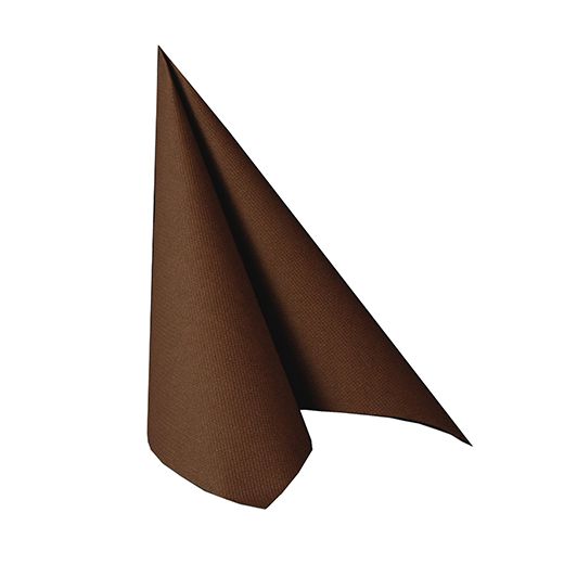 Servietten, braun "ROYAL Collection" 1/4-Falz 33 x 33 cm 1