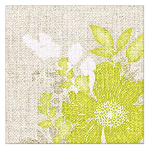 Servietten, grün "ROYAL Collection" 1/4-Falz 40 x 40 cm "Annabel" 1