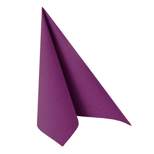 Servietten, lila "ROYAL Collection" 1/4-Falz 40 x 40 cm 1