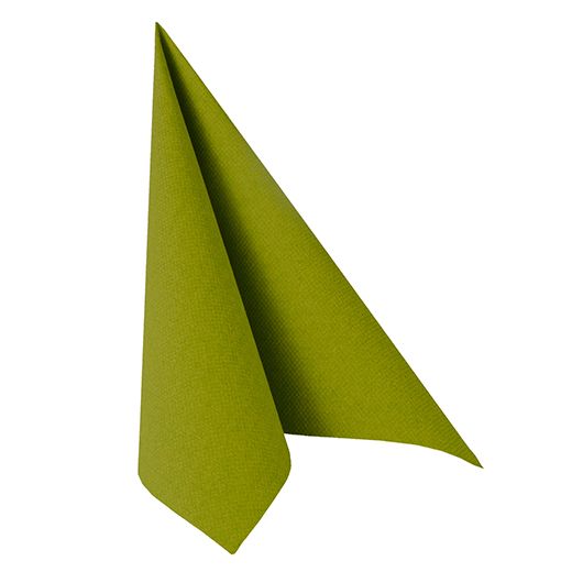 Servietten, olivgrün "ROYAL Collection" 1/4-Falz 40 x 40 cm 1
