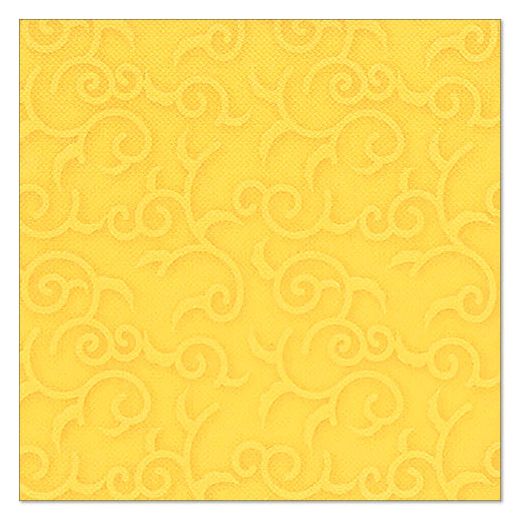 Servietten, gelb "ROYAL Collection" 1/4-Falz 40 x 40 cm "Casali" 1