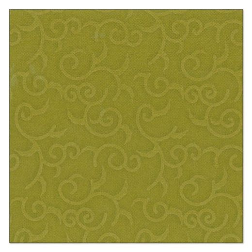Servietten, olivgrün "ROYAL Collection" 1/4-Falz 40 x 40 cm "Casali" 1