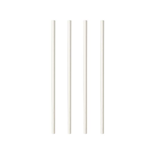 Shake-Halme  aus Papier "pure" Ø 8 mm · 25 cm weiss 1