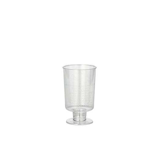 Schnapsbecher mit Stiel, PS 4 cl Ø 3,8 cm · 6,3 cm glasklar einteilig 1