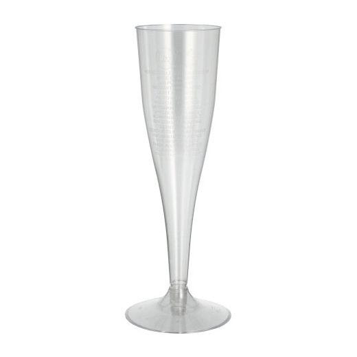 Einweg-Sektgläser, PS 0,1 l Ø 5 cm · 17,5 cm glasklar 1