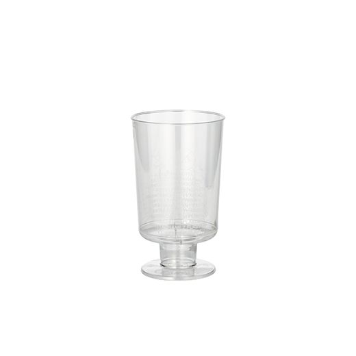 Einweg-Weingläser für Weisswein, PS 0,1 l Ø 5,1 cm · 8,5 cm glasklar einteilig 1
