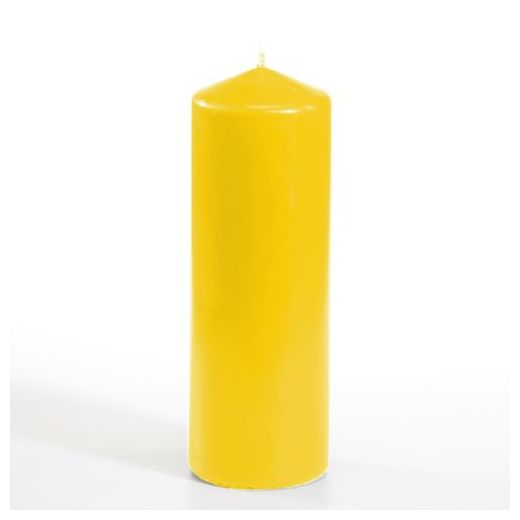 Stumpenkerzen goldgelb Ø 70 mm · 200 mm 1