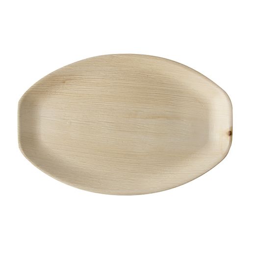 Palmblatt Teller oval "pure", 37 x 25 cm  1