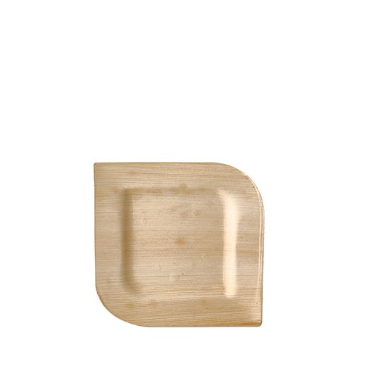 Palmblatt Teller, eckig "pure", 15 x 15 cm 1