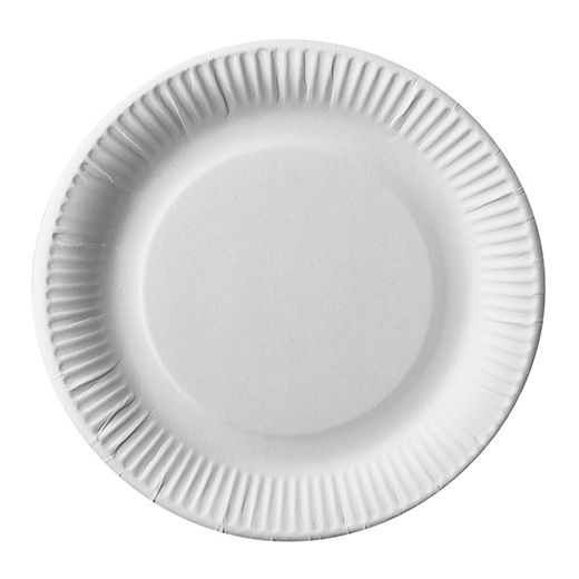Pappteller rund "pure", Ø 23 cm  1