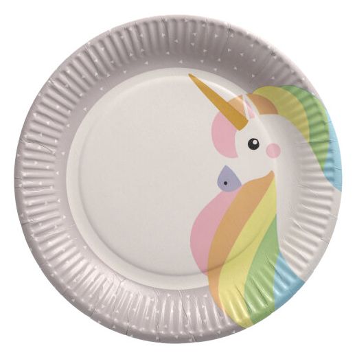 Pappteller Ø 23 cm "Unicorn" 1