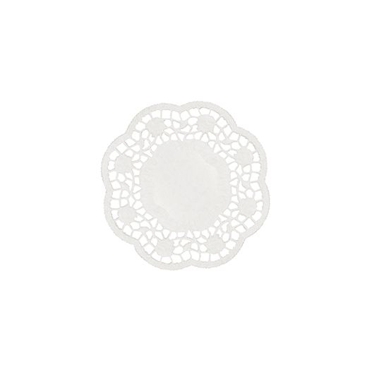 Tropfdeckchen für Tassen, rund Ø 10 cm weiss 1