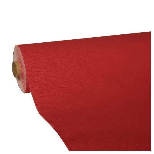 Tissue Tischdecke, rot "ROYAL Collection" 25 x 1,18 m 1