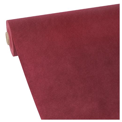 Vlies Tischdecke, bordeaux "soft selection" 40 x 1,18 m 1