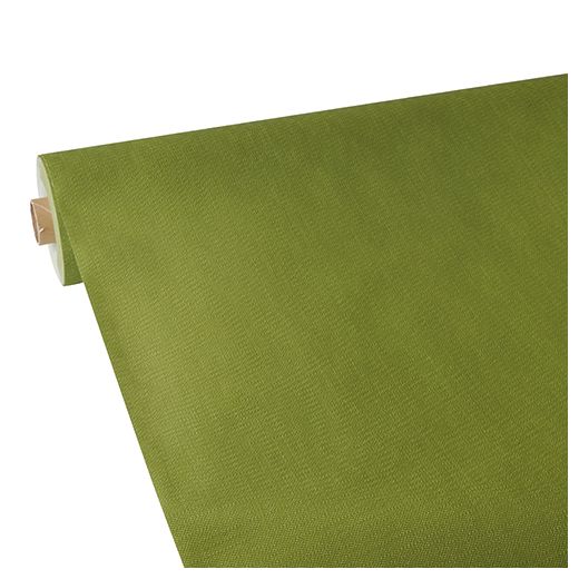 Vlies Tischdecke, olivgrün "soft selection plus" 25 x 1,18 m 1