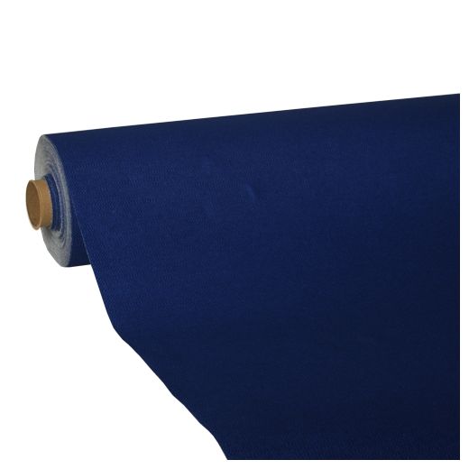 Tissue Tischdecke, dunkelblau "ROYAL Collection" 25 x 1,18 m 1