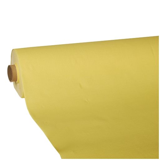 Tissue Tischdecke, gelb "ROYAL Collection" 25 x 1,18 m 1