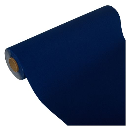 Tissue Tischläufer, dunkelblau "ROYAL Collection" 24 m x 40 cm 1