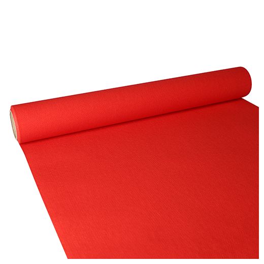 Tissue Tischläufer, rot "ROYAL Collection" 3 m x 40 cm 1