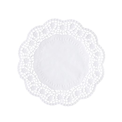 Tortenspitzen rund Ø 20 cm weiss 1