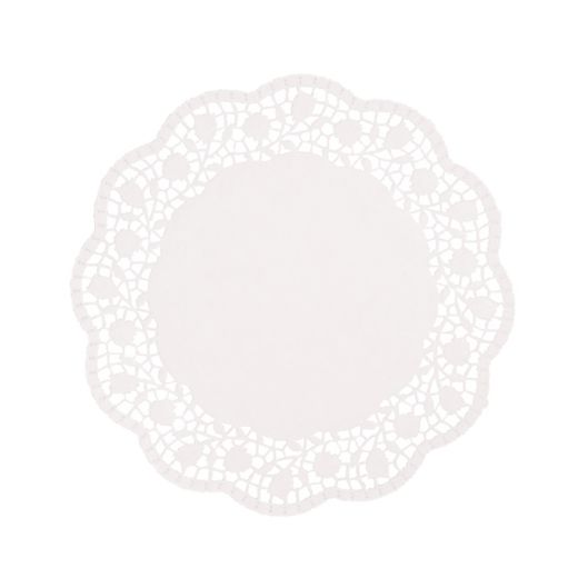 Tortenspitzen rund Ø 25 cm weiss 1