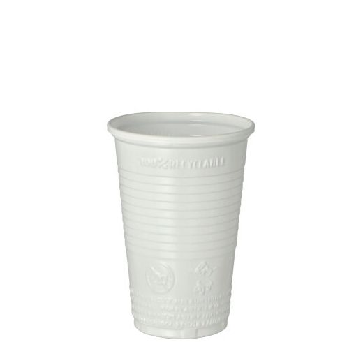 Trinkbecher, PP 0,2 l Ø 7,03 cm · 9,9 cm weiss 1