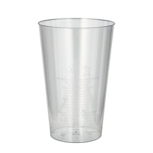 Plastikbecher (PS) 0,4 l Ø 9 cm · 13 cm glasklar 1