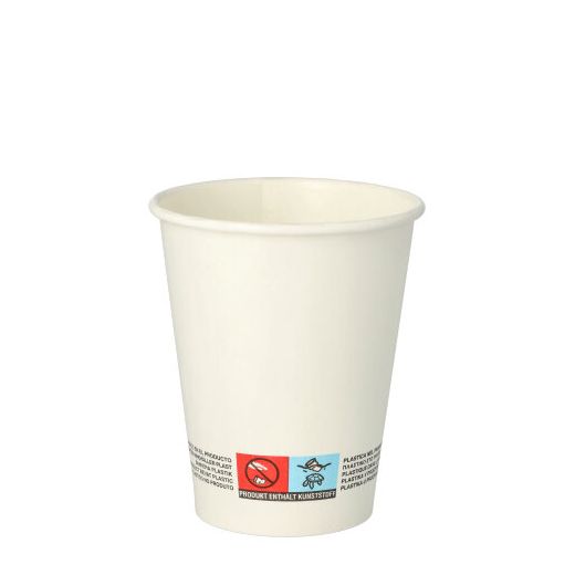 Pappbecher "pure" 0,2 l Ø weiss 1