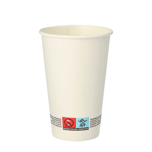 Pappbecher "pure" 0,3 l weiss 1