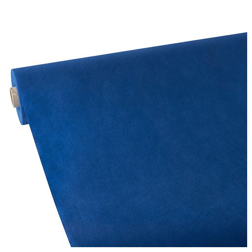 Vlies Tischdecke, dunkelblau "soft selection" 25 x 1,18 m 1