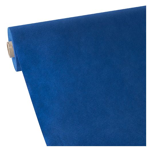 Vlies Tischdecke, dunkelblau "soft selection" 40 x 1,18 m 1