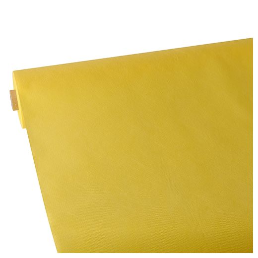 Vlies Tischdecke, gelb "soft selection" 25 x 1,18 m 1