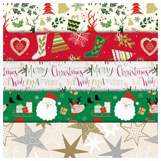Geschenkpapier für Weihnachten 10 m x 70 cm "Fantasy" sortiert 1